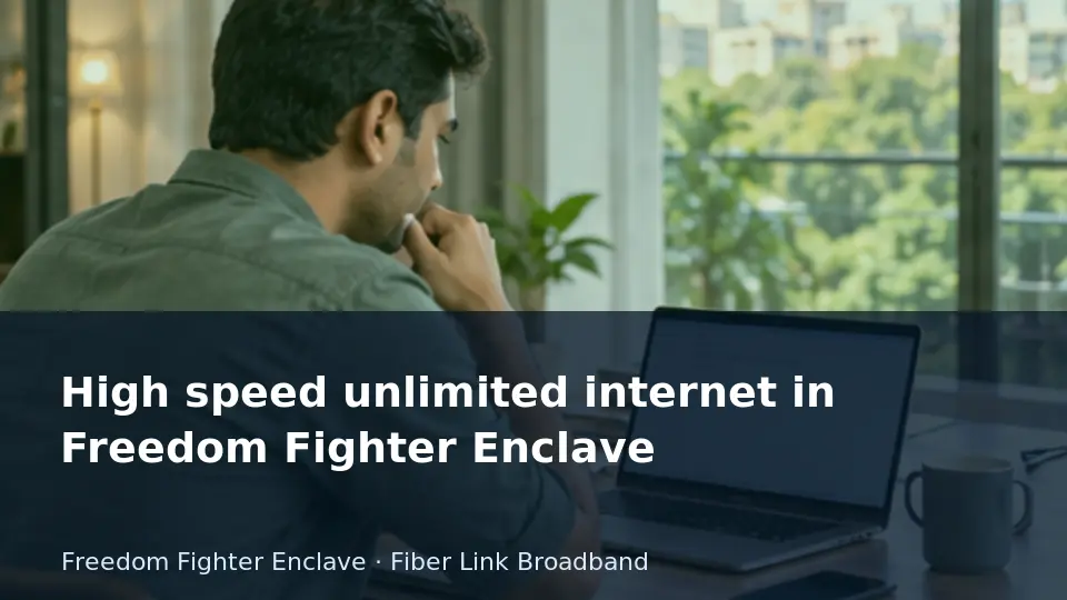 High speed unlimited internet in Freedom Fighter Enclave guide